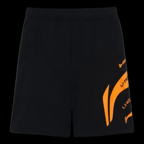 Li-Ning Graphic Shorts 'Black Orange'