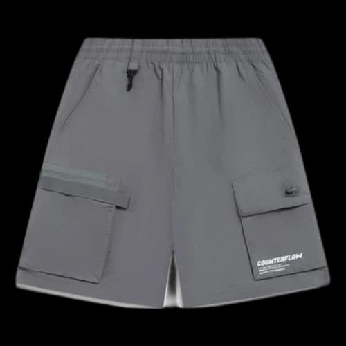 Li-Ning Counterflow Graphic Cargo Shorts 'Grey'