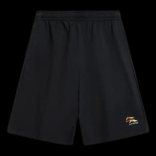 Li-Ning Double Embroidered Logo Shorts 'Black'