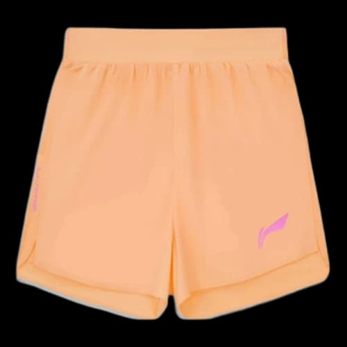 Li-Ning Graphic Running Shorts 'Light Orange' (Women's)