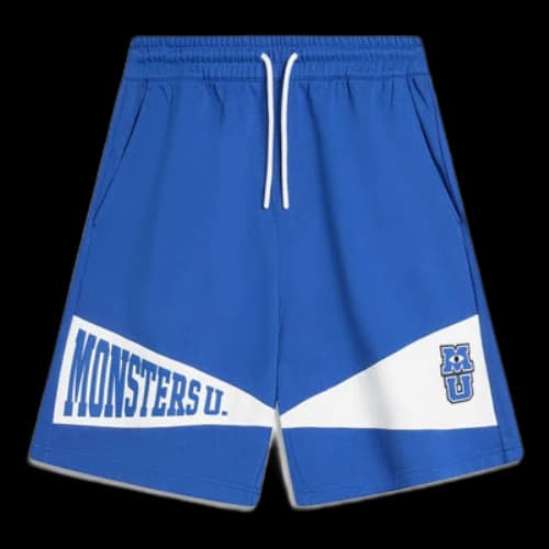 Li-Ning x Disney Monsters University Graphic Shorts 'Blue White'