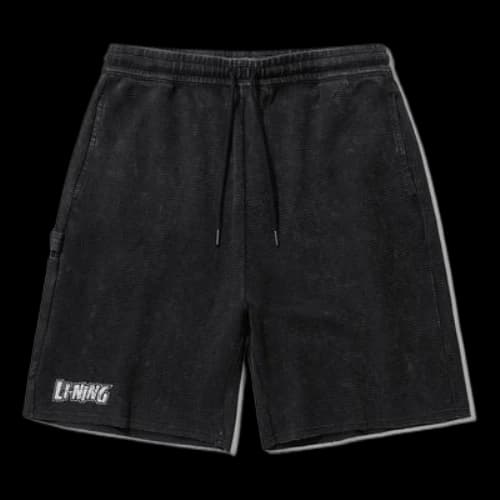 Li-Ning Graphic Knit Shorts 'Black'