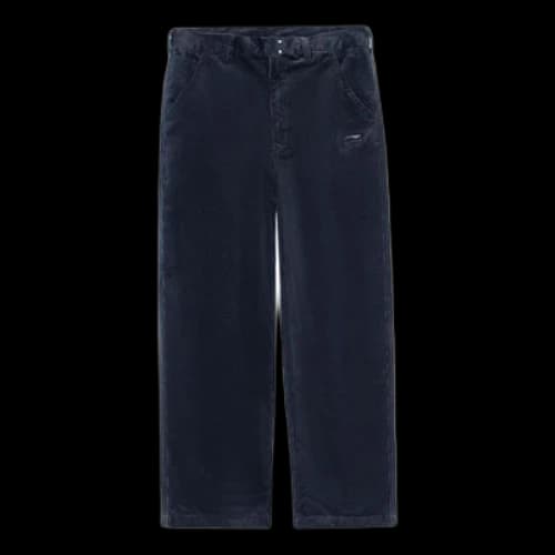 Li-Ning Embroidered Logo Woven Straight Pants 'Midnight Navy'