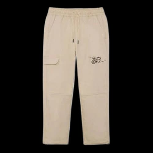 Li-Ning Wade x DFT Fleeced Straight Pants 'Khaki'