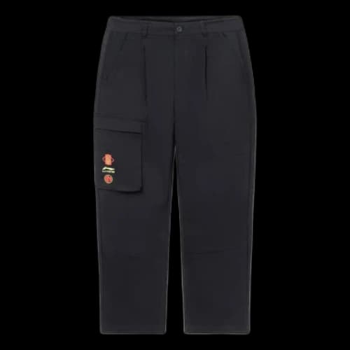 Li-Ning Rijindoujin Graphic Straight Pants 'Black'