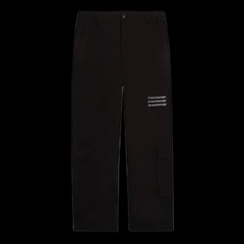 Li-Ning Counterflow Triple Logo Straight Pants 'Black'