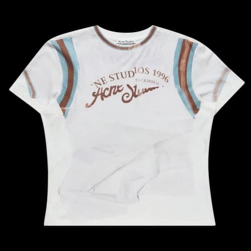 Acne Studios Printed Short-Sleeve T-Shirt 'White'