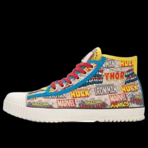Li-Ning x MARVEL Comics Graphic Classic Canvas Shoes 'Multi-Color' (Women's)