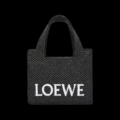 Loewe Font Tote Mini Bag 'Black'
