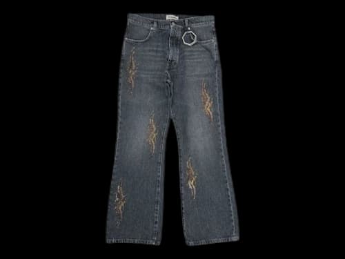 Alchemist Studio Tribal Crystal Jeans Black