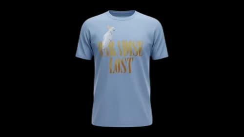 Alchemist Paradise Parrot T-shirt Light Blue