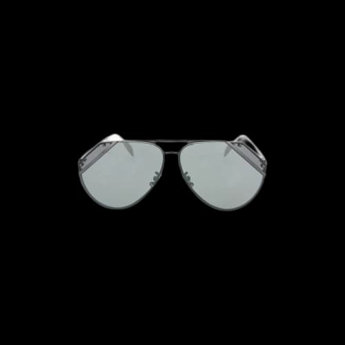 Alexander McQueen Aviator Sunglasses 'Silver'