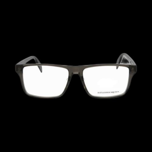 Alexander McQueen Square Optical Glasses 'Grey/Black/Transparent'