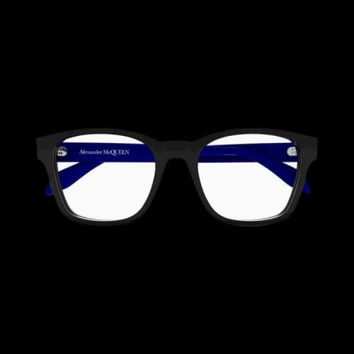 Alexander McQueen Square Optical Glasses 'Black'
