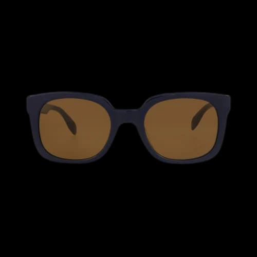 Alexander McQueen Square Sunglasses 'Blue/Brown'
