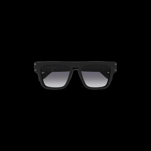 Alexander McQueen Flat Top Square Sunglasses 'Black'