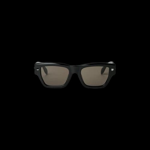 Alexander McQueen Big Square Sunglasses 'Black'