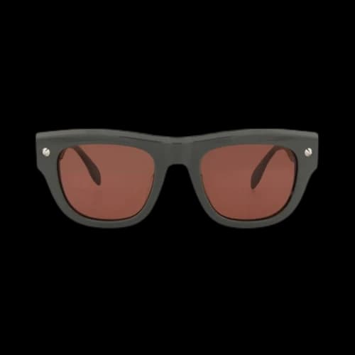 Alexander McQueen Square Sunglasses 'Grey/Brown'