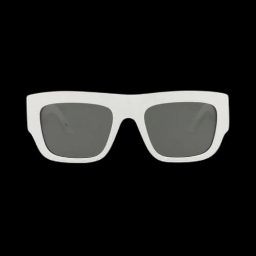Alexander McQueen Square Sunglasses 'White/Grey'