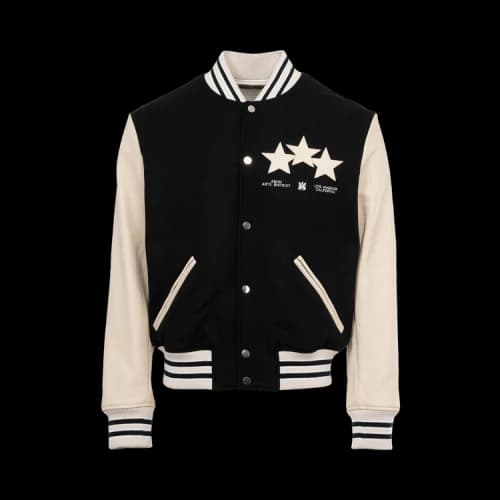 Amiri Stars Varsity Jacket 'Black'