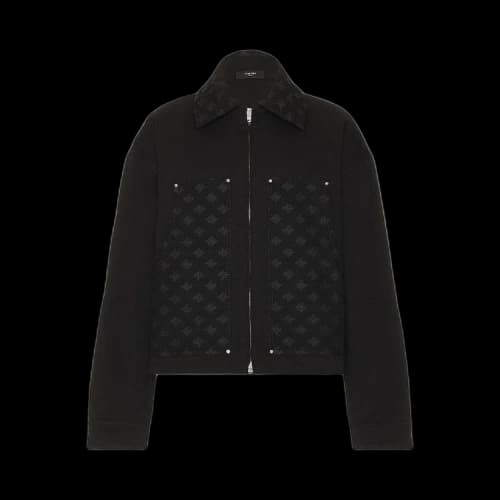 Amiri Jacquard Work Jacket 'Black'