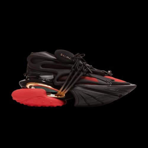 Balmain Unicorn Low 'Black Red'