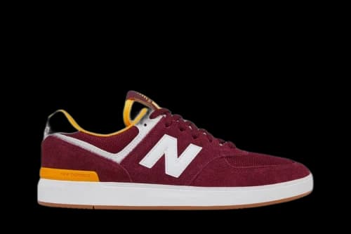 New Balance 574 Burgundy White