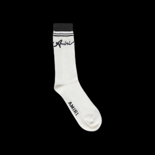 Amiri Wave Socks 'Black'