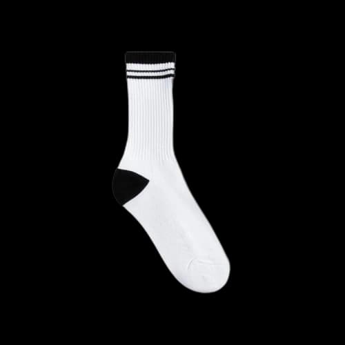 Amiri MA Quad Sock 'White/Black'