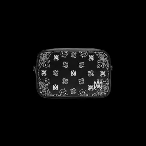 Amiri Bandana Embroidered Camera Case 'Black'