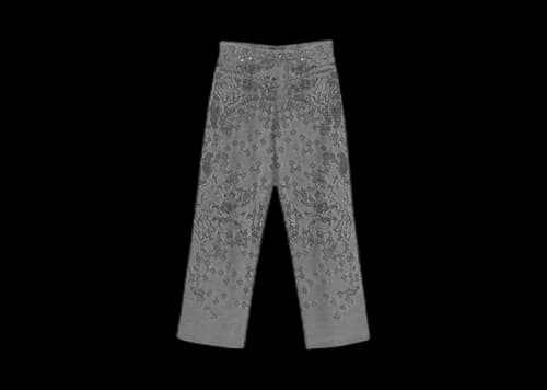 AMIRI Ma Quad Bandana Baggy Jeans Black
