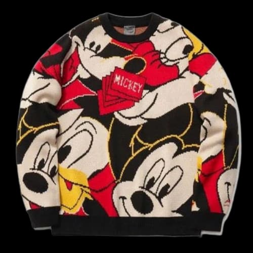 Li-Ning x Disney Graphic Crew Neck Sweater 'Multi-Color'