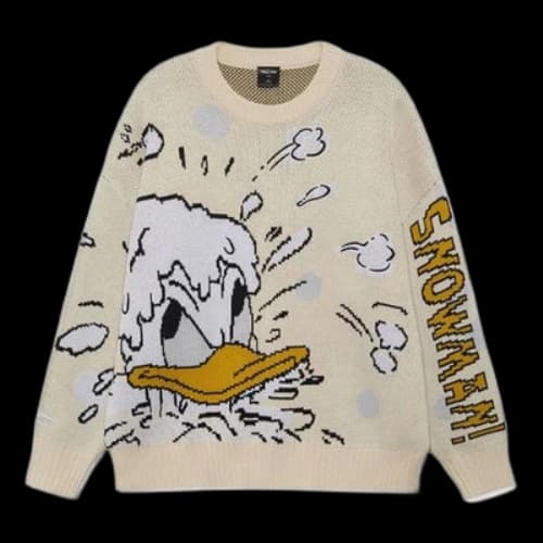 Li-Ning x Disney Graphic Crew Neck Sweater 'Beige'