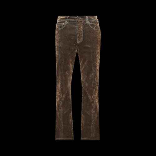 Amiri Velvet Flare Jean 'Tan'