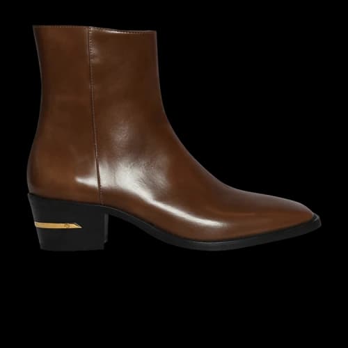 Amiri Metallic Heel Boot 'Brown'
