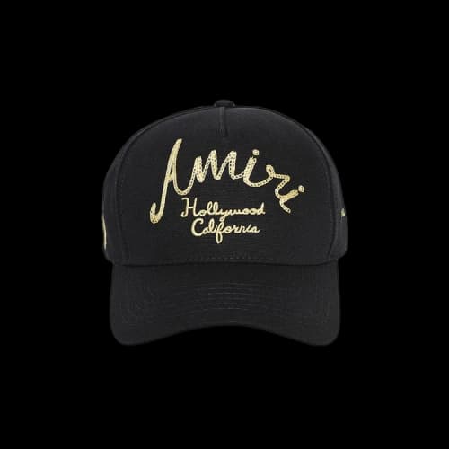 Amiri Hollywood Canvas Hat 'Black'