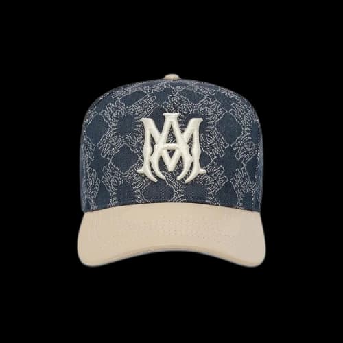 Amiri MA Leather Brim Denim Hat 'Indigo'