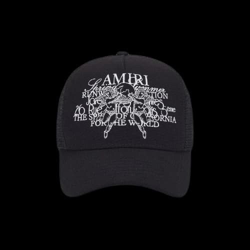 Amiri Cherub Trucker Hat 'Black'