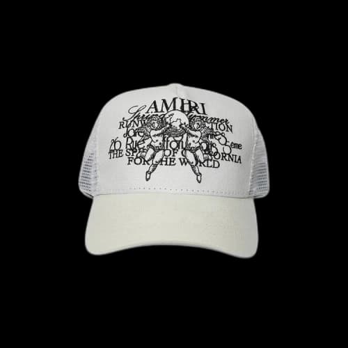 Amiri Cherub Trucker Hat 'White'