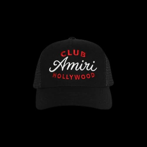 Amiri Club Amiri Trucker Hat 'Black'