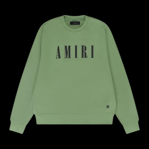 Amiri Mineral Core Logo Crew 'Green'