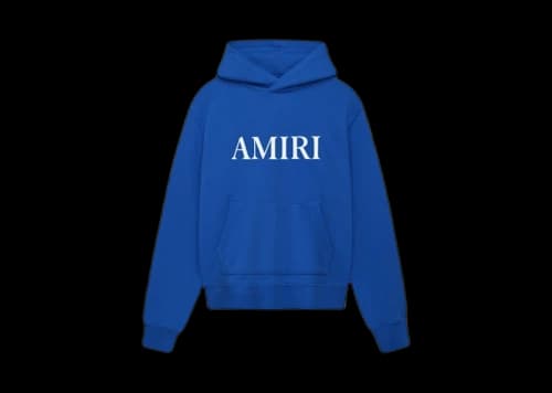 AMIRI Core Logo Hoodie Blue