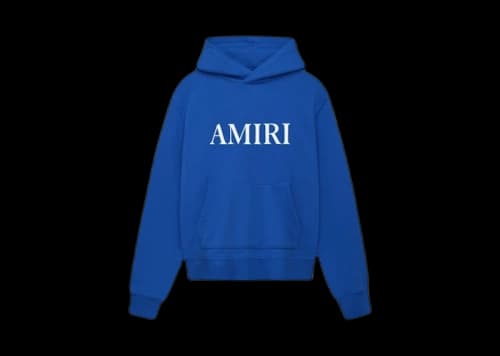 AMIRI Core Logo Hoodie Blue
