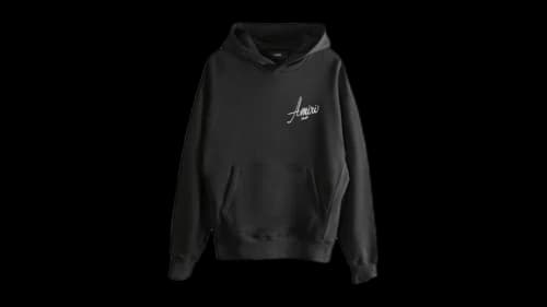 AMIRI Hotel Hoodie Black