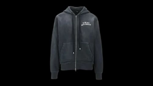 AMIRI Hollywood Zip Hoodie Black