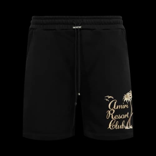 Amiri Twisted Palms Short 'Black'