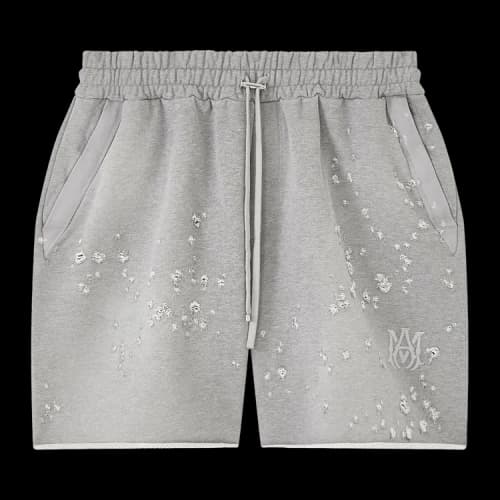 Amiri MA Shotgun Embroidered Short 'Grey'