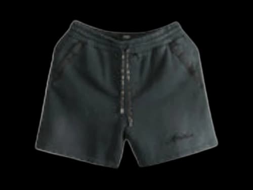 AMIRI Bleach Bandana Short Black