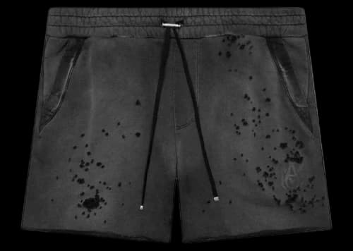 AMIRI MA Logo Shotgun Sweatshort Black