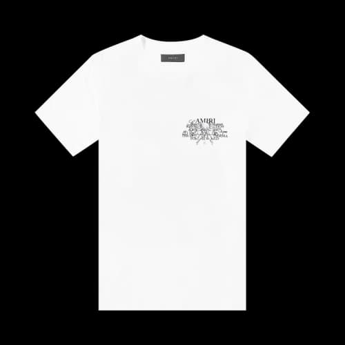 Amiri Cherub Text Tee 'White'